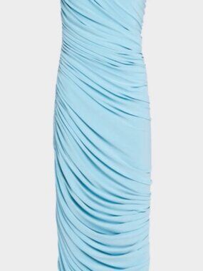 Norma Kamali Diana Blue Dress Size L